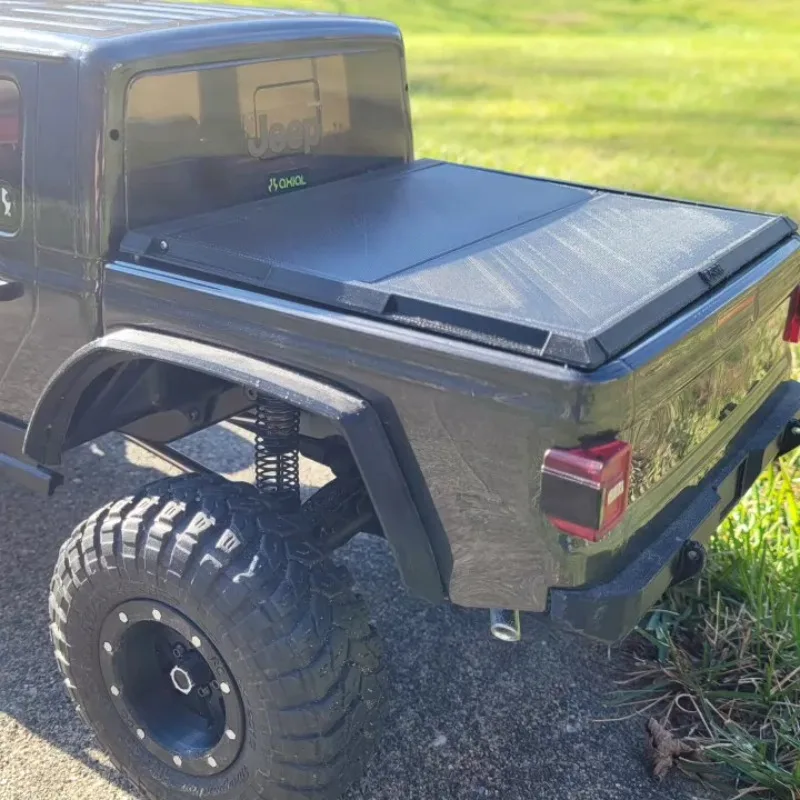 

Folding Tonneau Cover Plate for AXIAL SCX10 III 1/10 RC Rock Crawler, RC Car Upgrade Modified Parts Truck Bed Cover