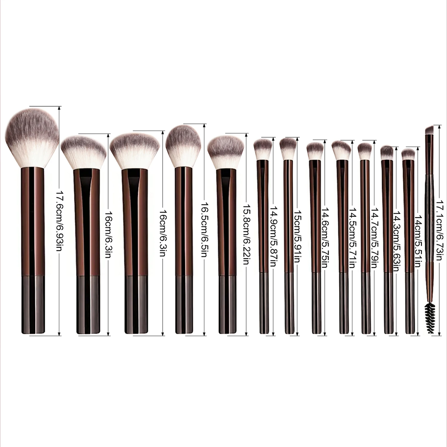 13PCS Makeup Brush Set Foundat - Huda Beauty Makeup Brush Set recension och pris