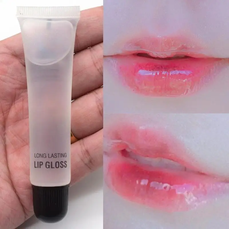 1PCS Glossy Finish Lip Gloss,Lip Gloss Moisturizer Plumper,Non-Sticky Hydrating Transparent Volume Lip Oil Shine for Dry Lip