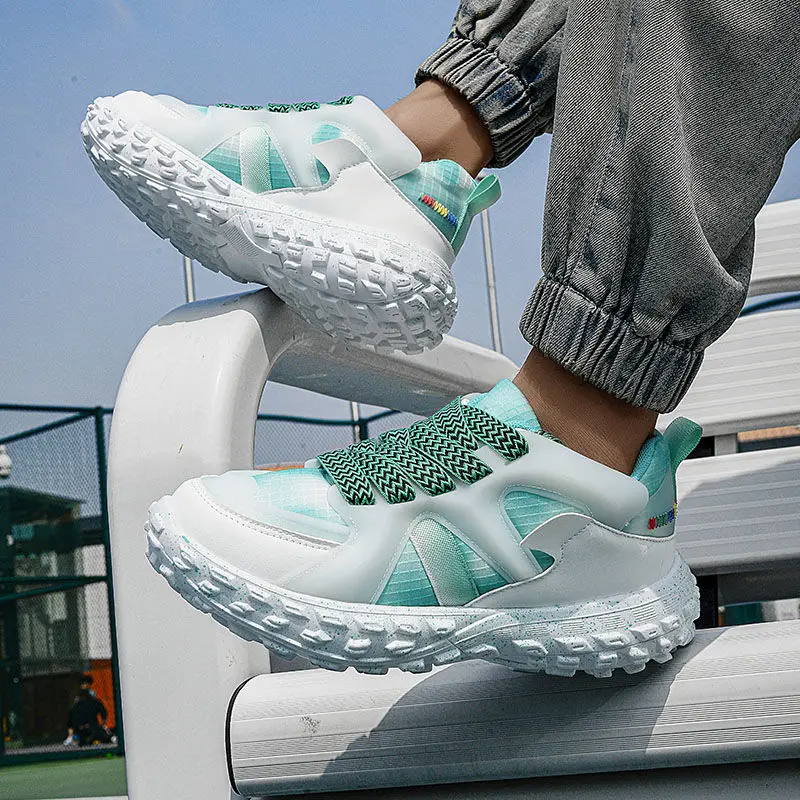 

​ Уличная спортивная обувь для мужчин, походный бег, широкий беговой светильник, распродажа, весна и осень, низкая цена, спортивные кроссовки Jump Man, повседневные кроссовки