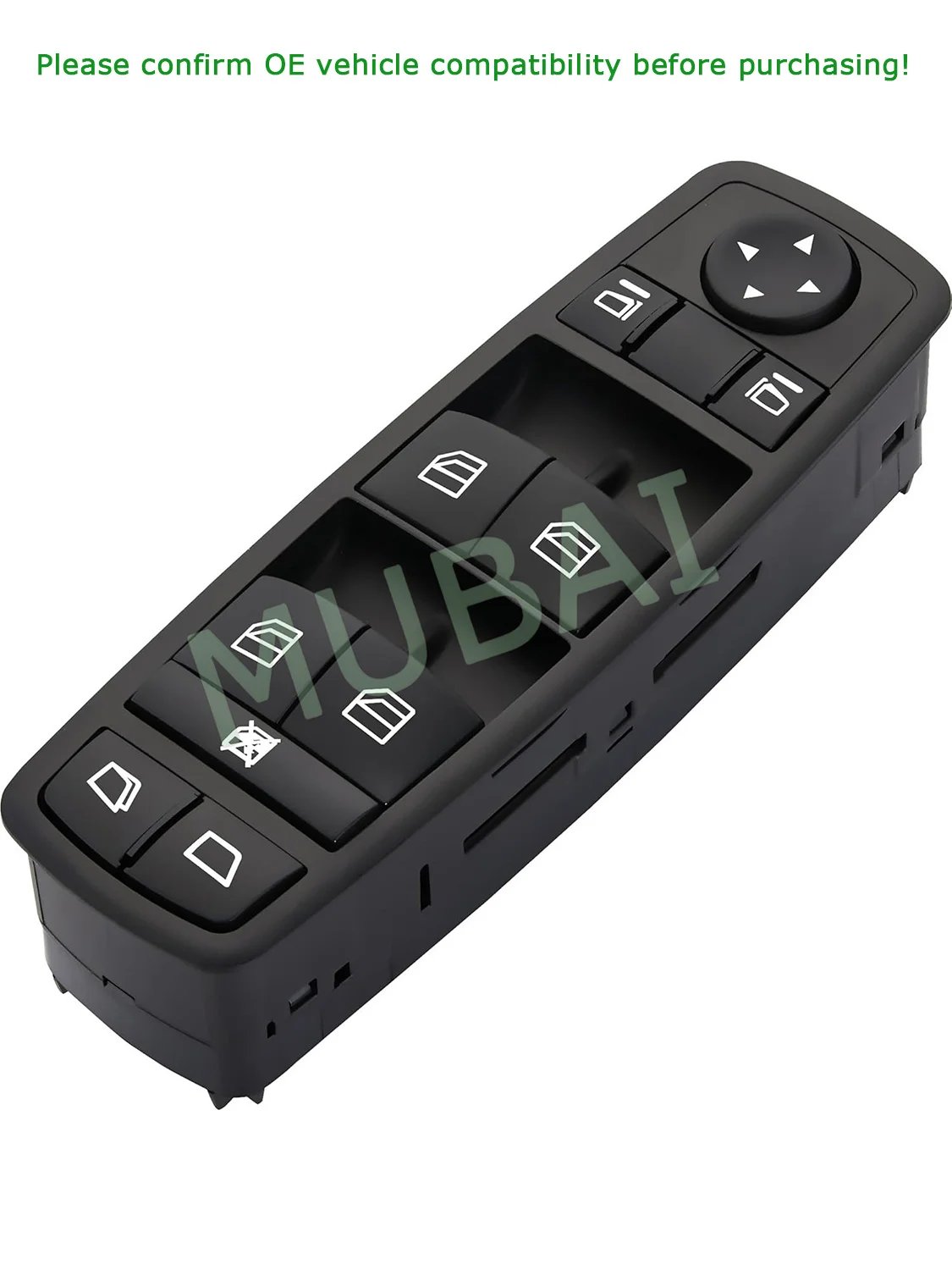 

2518300190 Master Power Window Switch Driver Side Control fits for Mercedes-Benz GL320,GL350,GL450,GL550,R320,R500,R550,R63 AMG