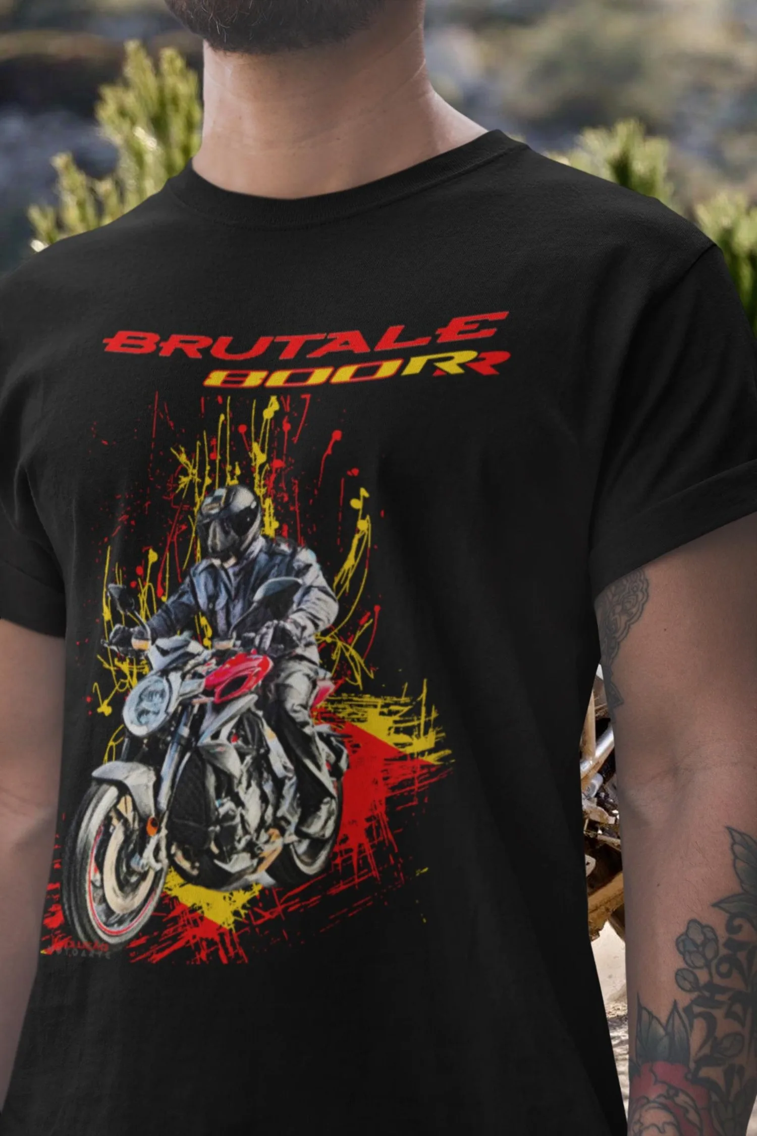 13 @ EY MX A.gusta Brutale 800 RR T Shirt T-shirt da motociclista nuda italiana Triplo cilindro Rider Top per V A.gusta Fans Desi esotico