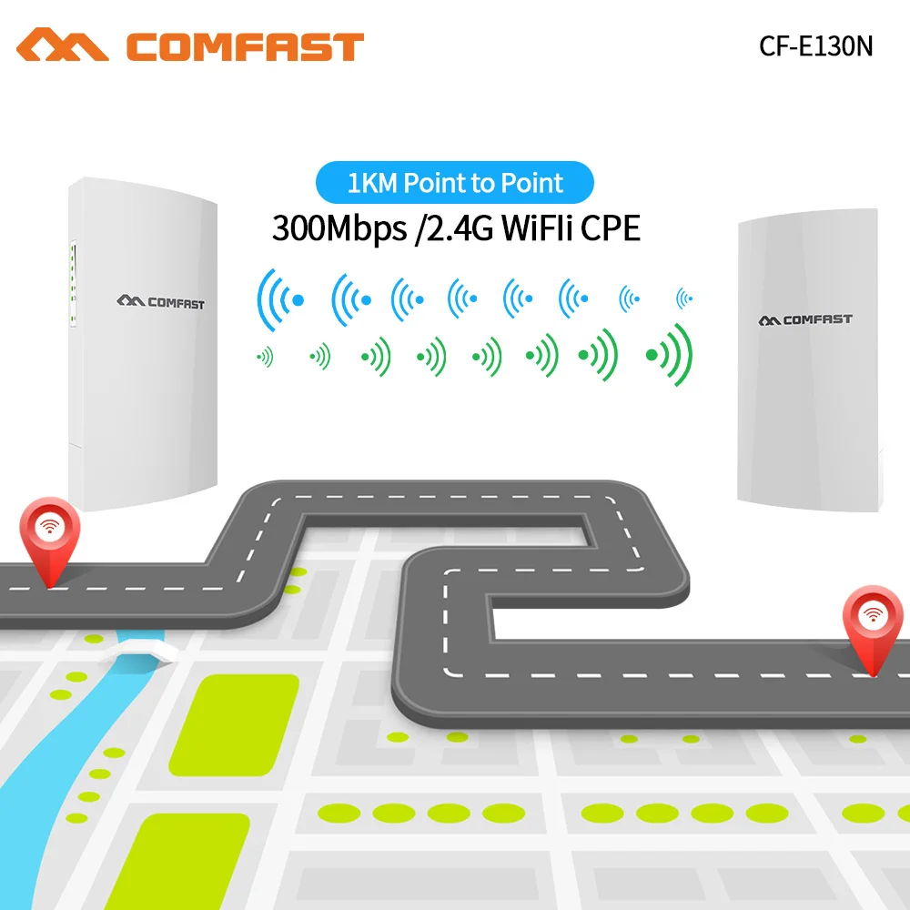 

Дальний диапазон точек доступа 2,4G Открытый CPE беспроводной Wi-Fi ретранслятор расширитель 802.11b/g/n 300 Мбит/с AP мост уличный Клиент маршрутизатор