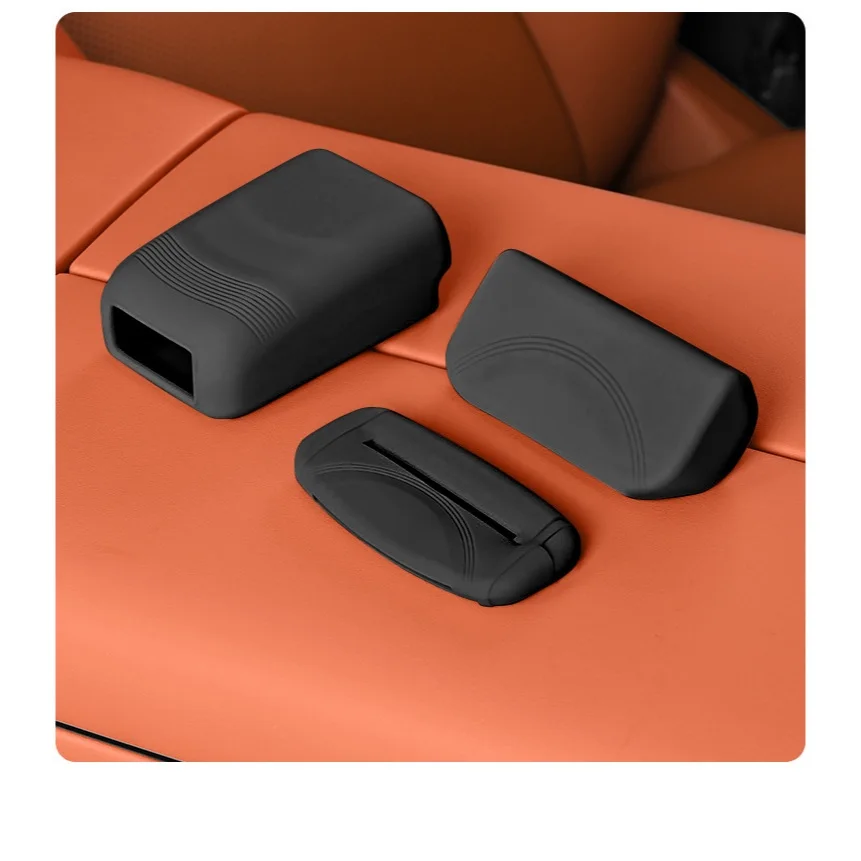Universal Auto Sitz Gürtel Buchse Schutzhülle Silikon Auto Sicherheit Sitz Gürtel Anti-Scratch Abdeckung Taste schutzhülle