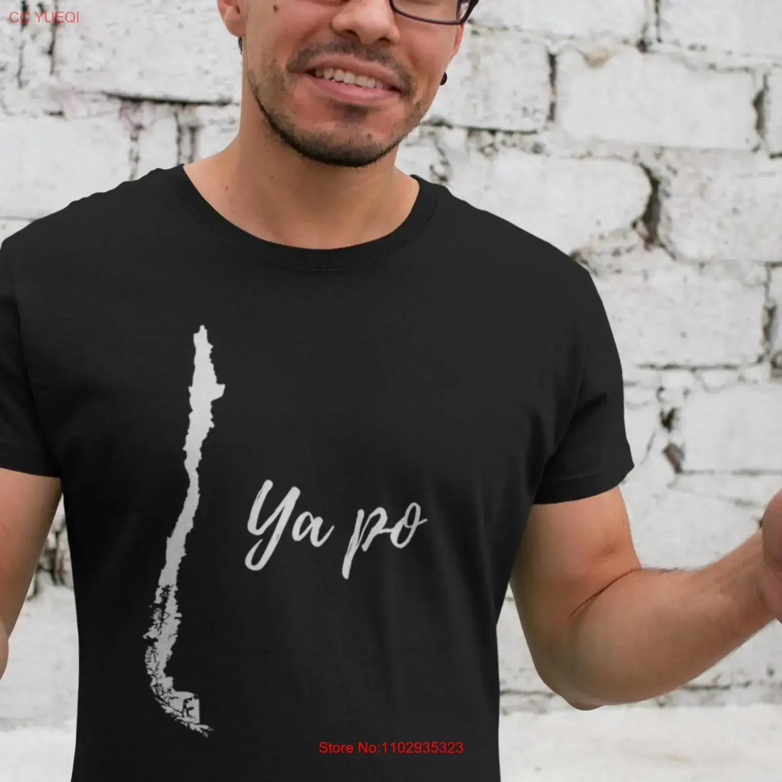 Camiseta divertida de Chile para mapa chileno, bandera polera, hilo, Camiseta de Ya Po, vintage, lavada, estirada, ropa de calle informal, suave, Unisex