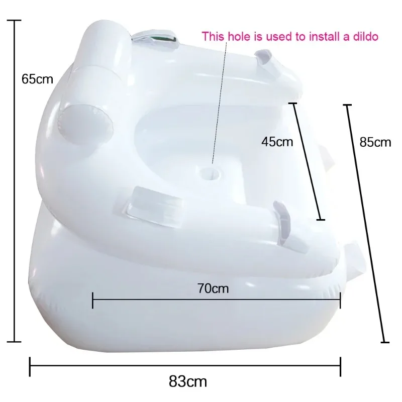 New Inflatable Sex Sofa with Vibrator Dildo For Female Masturbation Sexy Toys Sexo Positions Assistance Chair BDSM Sex Furniture - view 2