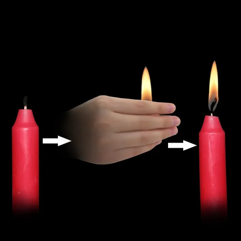 Candle-Lite Flaming Thumb Tip Fire Stage Street Flame Magic Trick Thumbtip Light Close Up Magic Porps Magia Toys Magician Magia