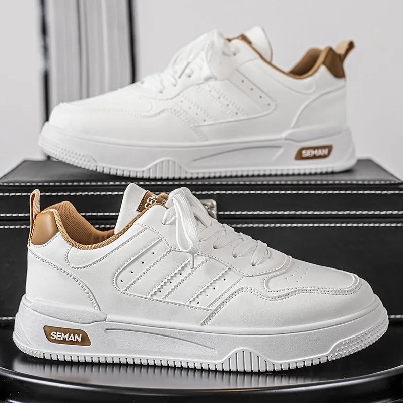 

Simple Design Sneakers Casual Outdoor Street Shoe Sneakers for Men Vulcanized Shoes Lace Up Platform Comfortable Running Sneaker