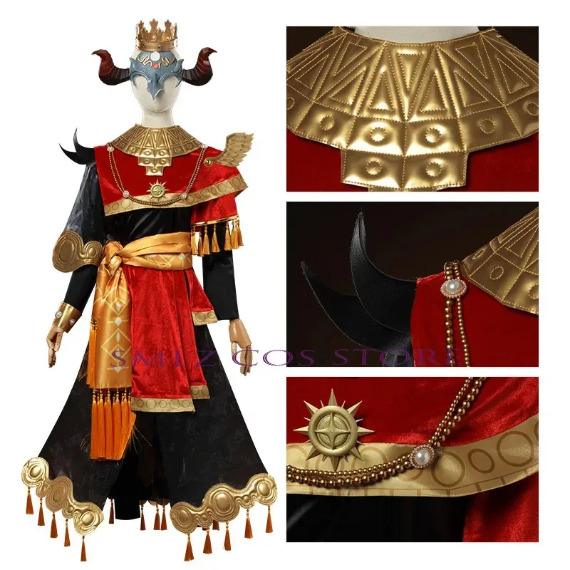 2025 11 Anime Identity ⅤNorton Campbell Prospector Fools Gold 코스프레 블레이징 불꽃 의상 파티 놀이 복장