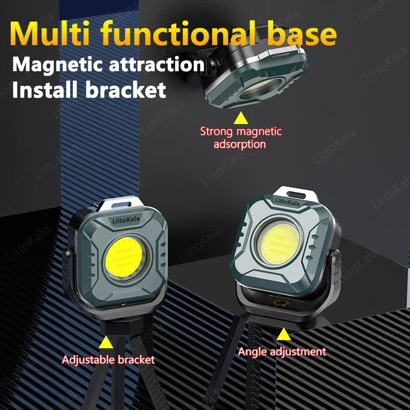 LiitoKala LF-986 Luzes de trabalho LF-786 Mini Edition 1200mAh Bateria 500LM LED COB