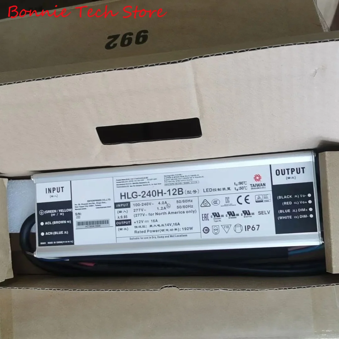 HLG-240H-12B Cho Có Nghĩa Là Cũng 240W Điện Áp Không Đổi + Dòng Điện Không Đổi Đèn Lái