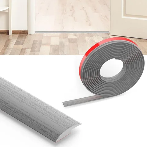 1PC 1m/39.37inch Floor transition strip self-adhesive carpet and PVC threshold transition strip