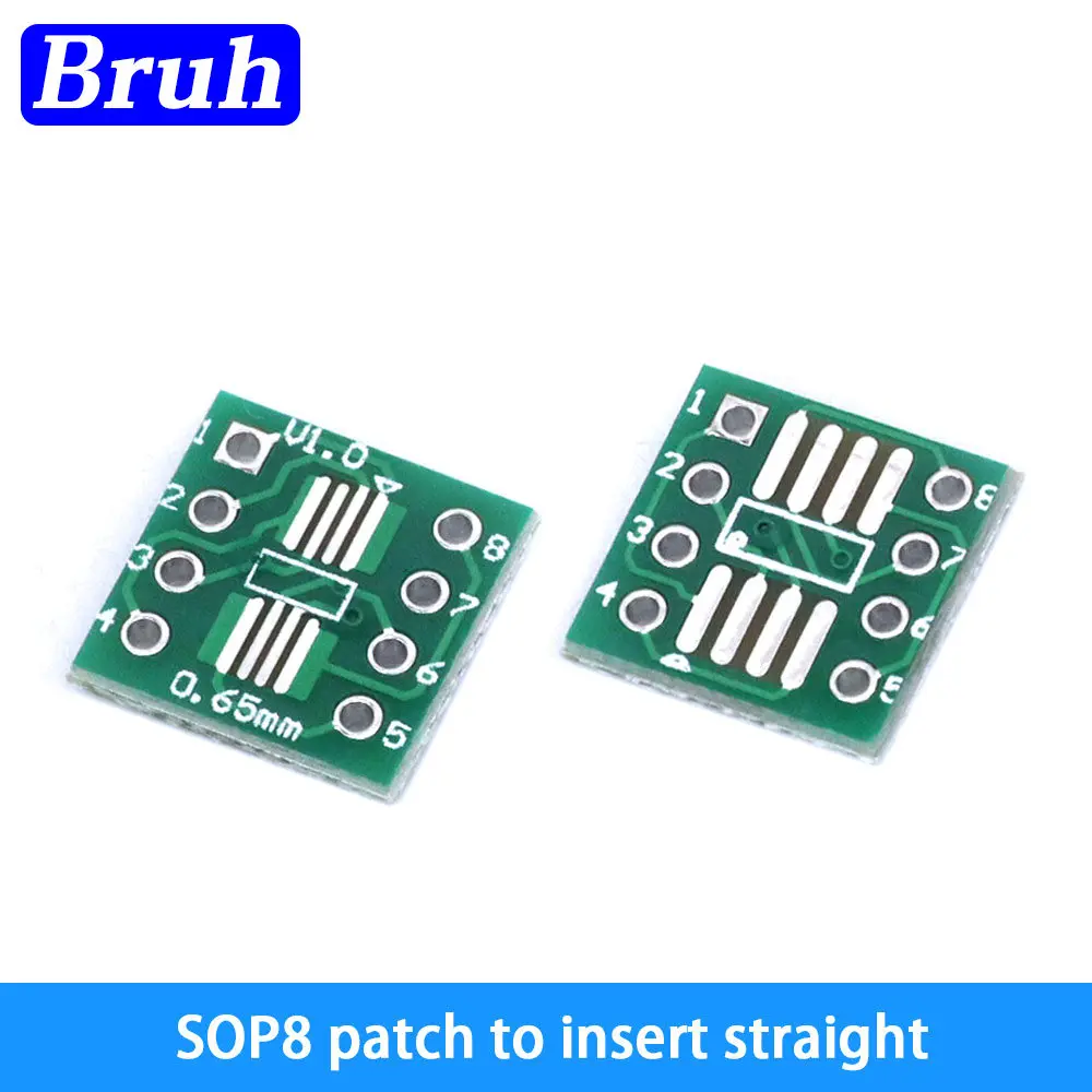 PCB kit SOP8 SSOP10 SOP14 SOP16 20 24 28 56 to DIP/SMD to DIP IC adapter socket SOIC TSSOP board adapter board 0.65mm 1.27mm