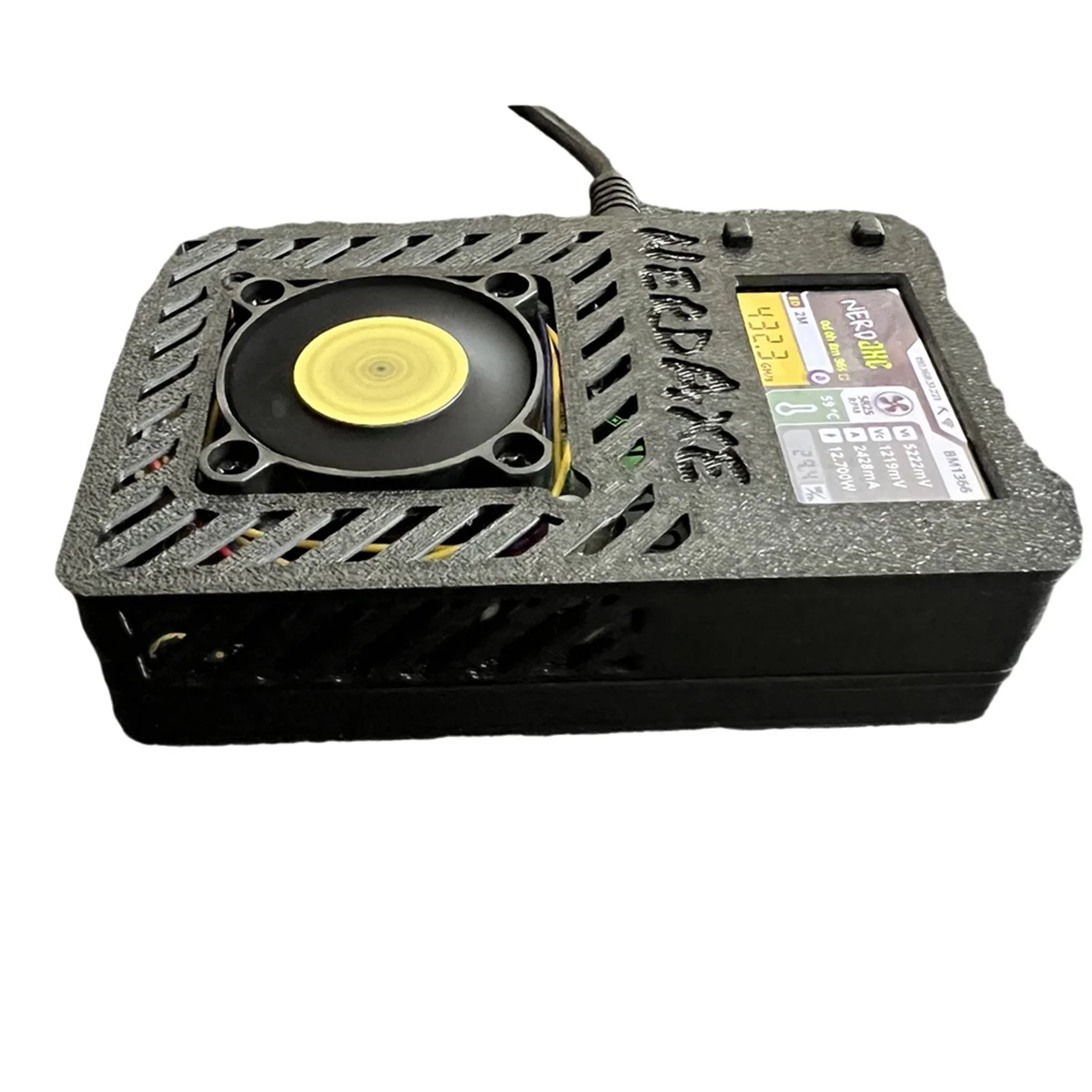 NerdAxe Miner avec écran, S19XP, BM1366, 500Gh/S, ASIC, Bitaxe, Micro-Miner, Loterie, Mining, Plug A