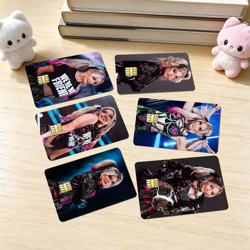 Professional Wrestler Alexa Bliss-S  Credit Card HD Stickers Game Card Decal Small Chip Waterproof Sticker Gift
