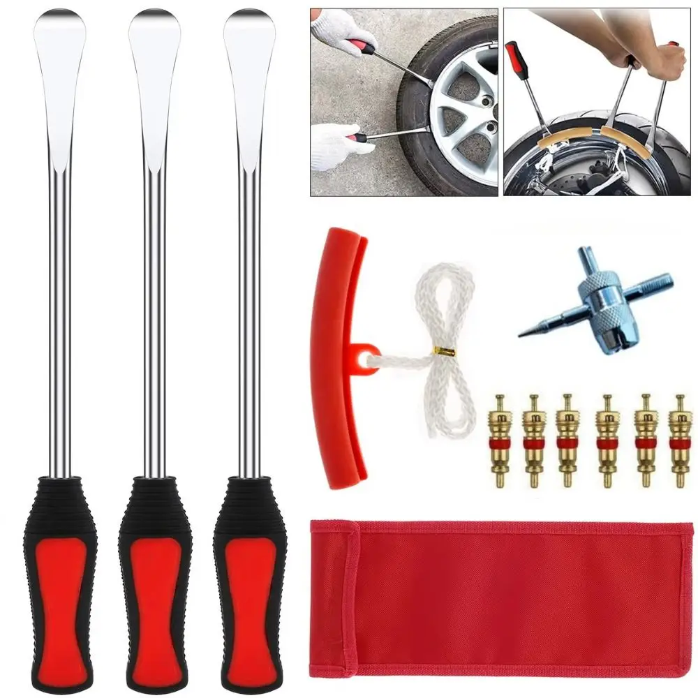 Rim Protector Tire Changing Levers Tyre Repair Bike Tire Levers Tire Repair Tool Non-slip Handle Tire Pry Bar