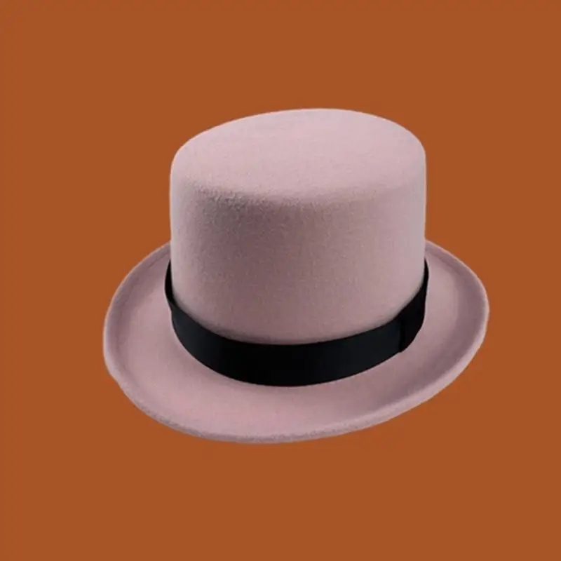 

39BD Волшебник Сплошной Цвет Праздничная Вечеринка Хэллоуин Шляпа Дерби Мода Унисекс Личность Рейв Вечеринка Шляпа Дерби Для