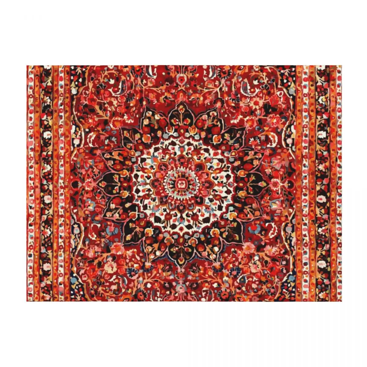 

Antique Floral Persian Rug Pattern Throw Blanket Stuffeds Picnic Luxury Thicken Sofas Blankets