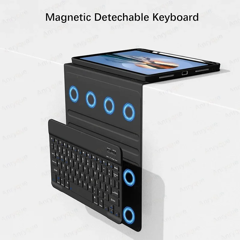 iPad Air 11'' M2 Keyboard Case with Pencil Holder 5