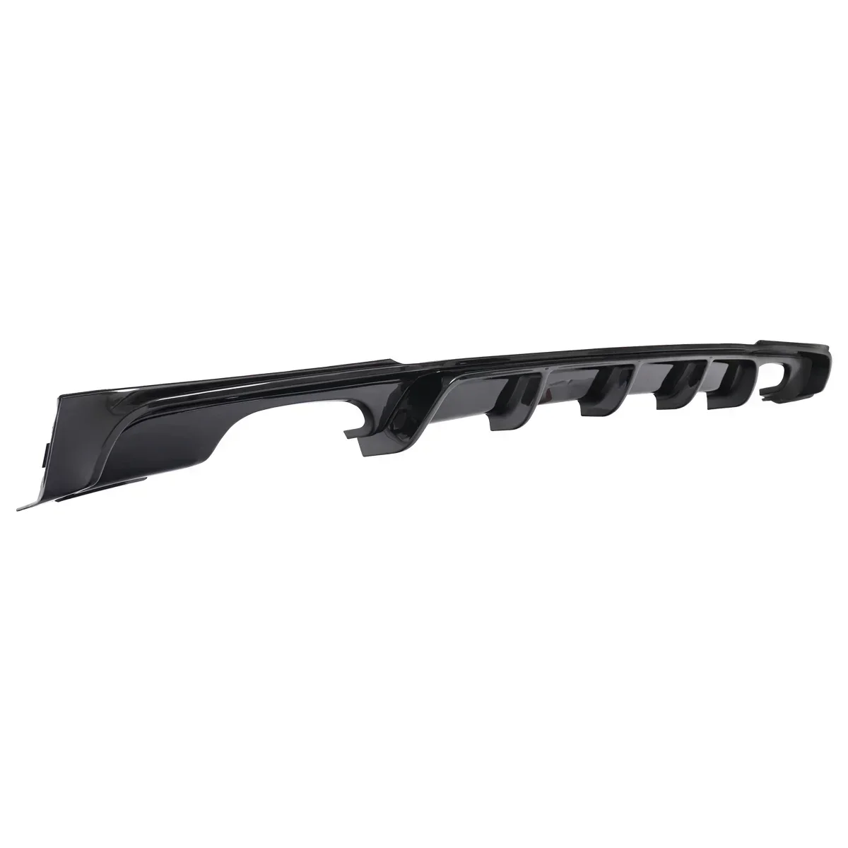 MagicKit M Performance Rear Diffuser SPLITTERfor BMW 3 Series F30 F31 F35  M-TECH M-sport 2012-2019 Glossy Black Car Accessories