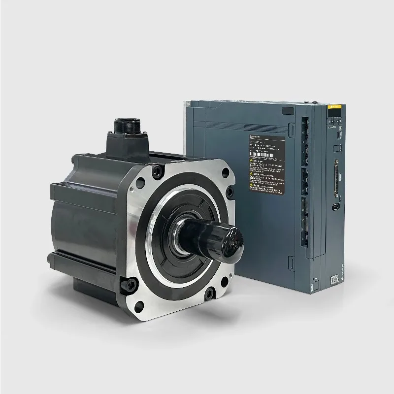 2.9KW 4.4KW 5.5KW 7.5KW Three-phase Servo Motor Kit 17-bit 380VAC 1500RPM AC Servo Motor with Pulse Servo Drive
