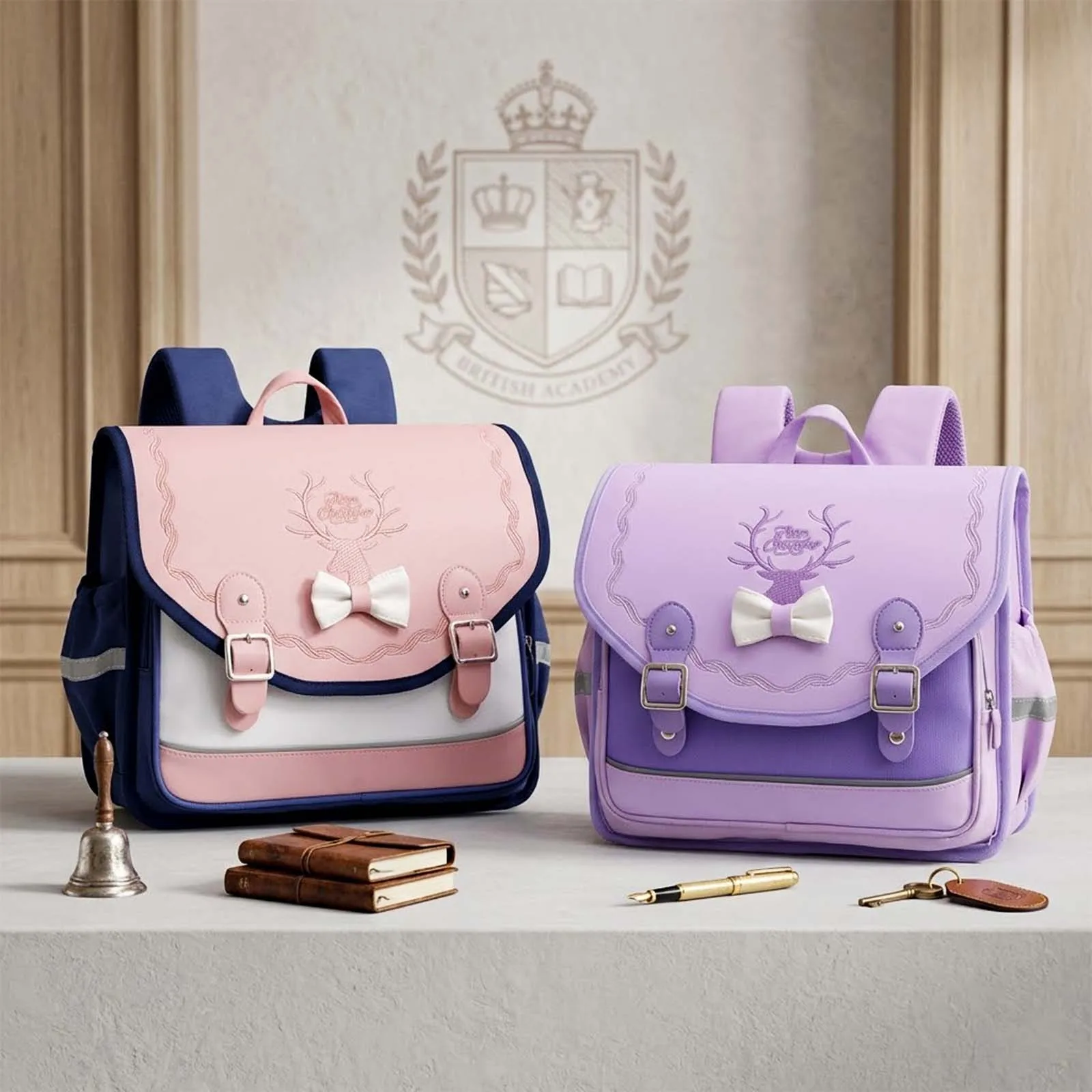 Tas Ransel Horizontal Pelindung Tulang Belakang untuk Anak, Tas Sekolah untuk Anak Perempuan & Laki-laki TK PAUD, Tas Buku Ergonomis untuk Anak
