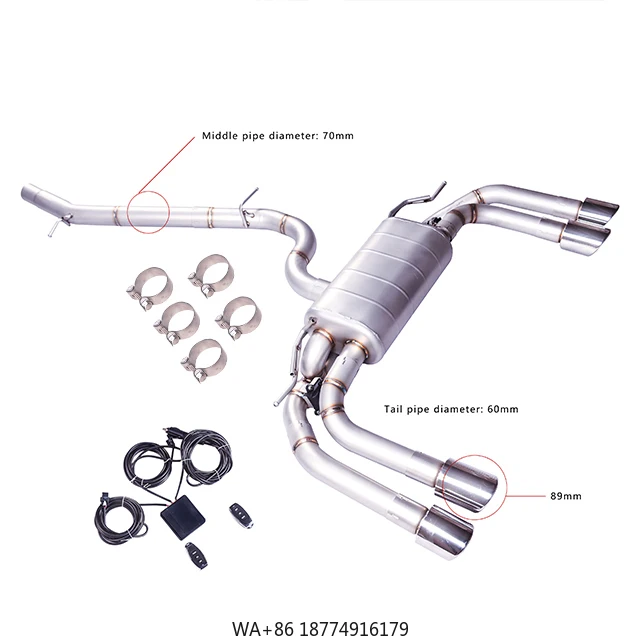 

Chinese Supplier Wholesale S3 2.0T Mid-range Electronic Remote Valve Exhaust System