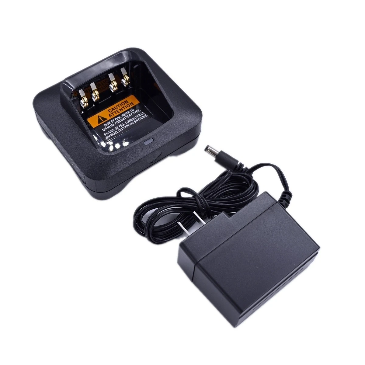 PMPN4527A Desktop Charger & AC Plug Adapter for Motorola R7 R5 Ham Two Way Radio XPR6550 APX4000 PMNN4808 Charge Tray