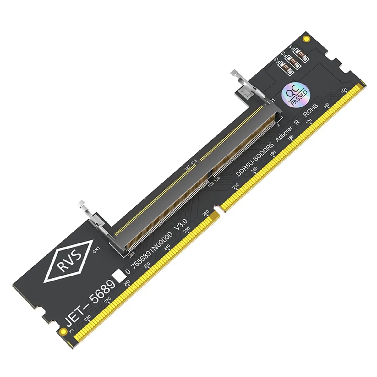 DT1461~Laptop DDR5 RAM to SO DDR5 U-DIMM Desktop Adapter Card Memory Tester SO DDR5 to DDR5 U-DIMM Converter view 2