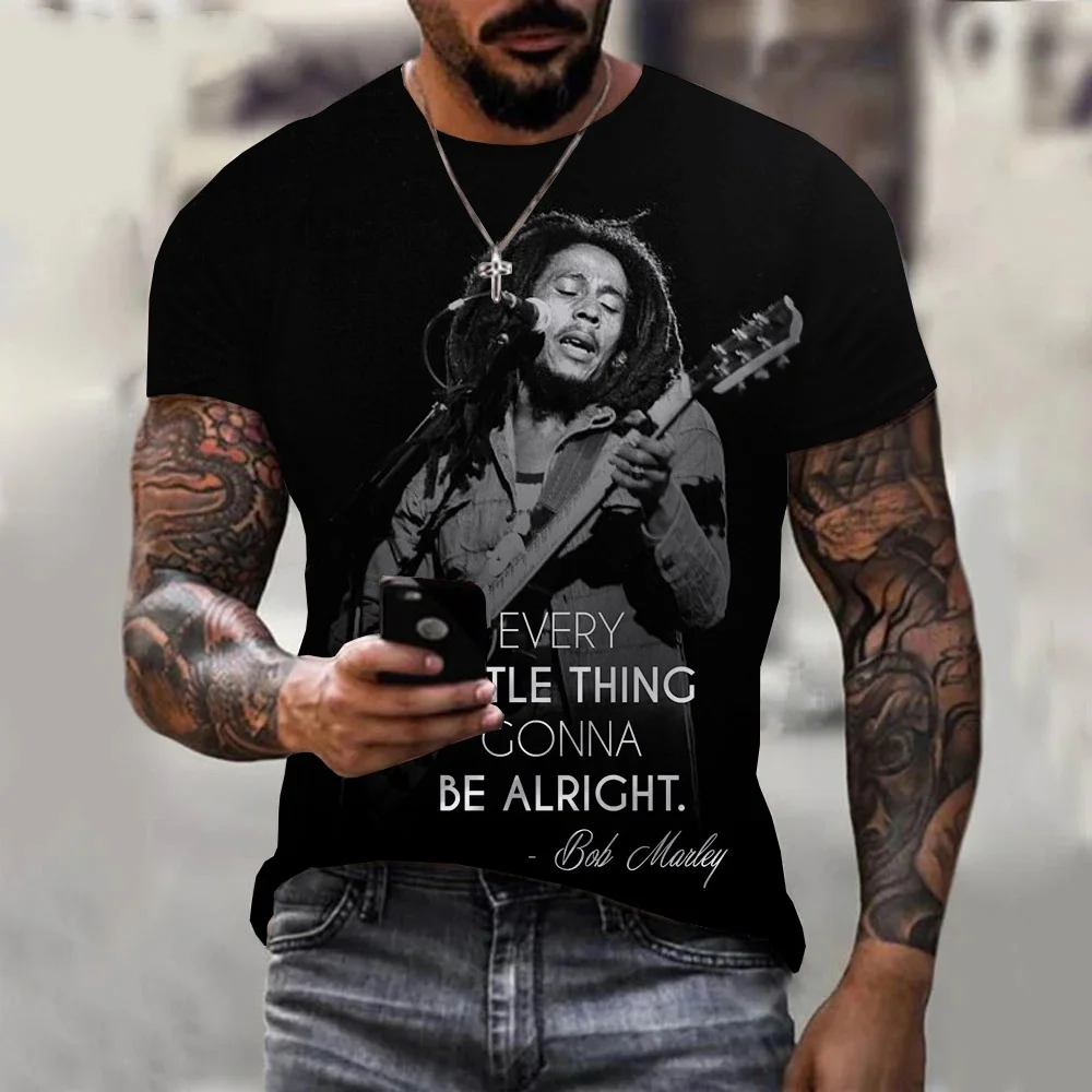 

Футболка мужская с коротким рукавом, рубашка с круглым вырезом, с 3D-принтом рок, в стиле ретро, индивидуальная одежда, новая серия