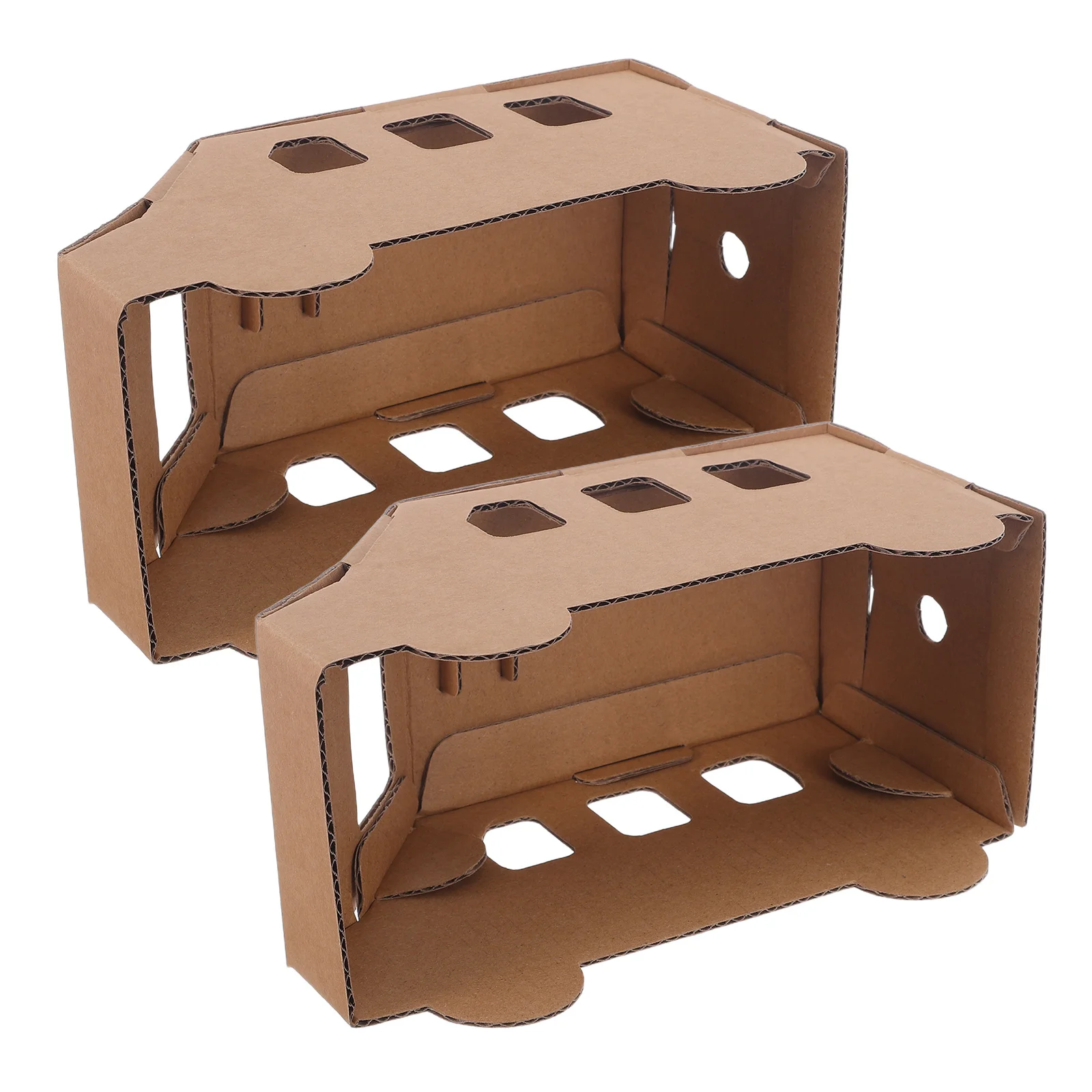 

2Pcs Cardboard Ambulance Craft Set 9.82x6.29x3.54in DIY Build Paint 3D Paper Vehicle Kids Creative Activity Kids Cardboard Craft