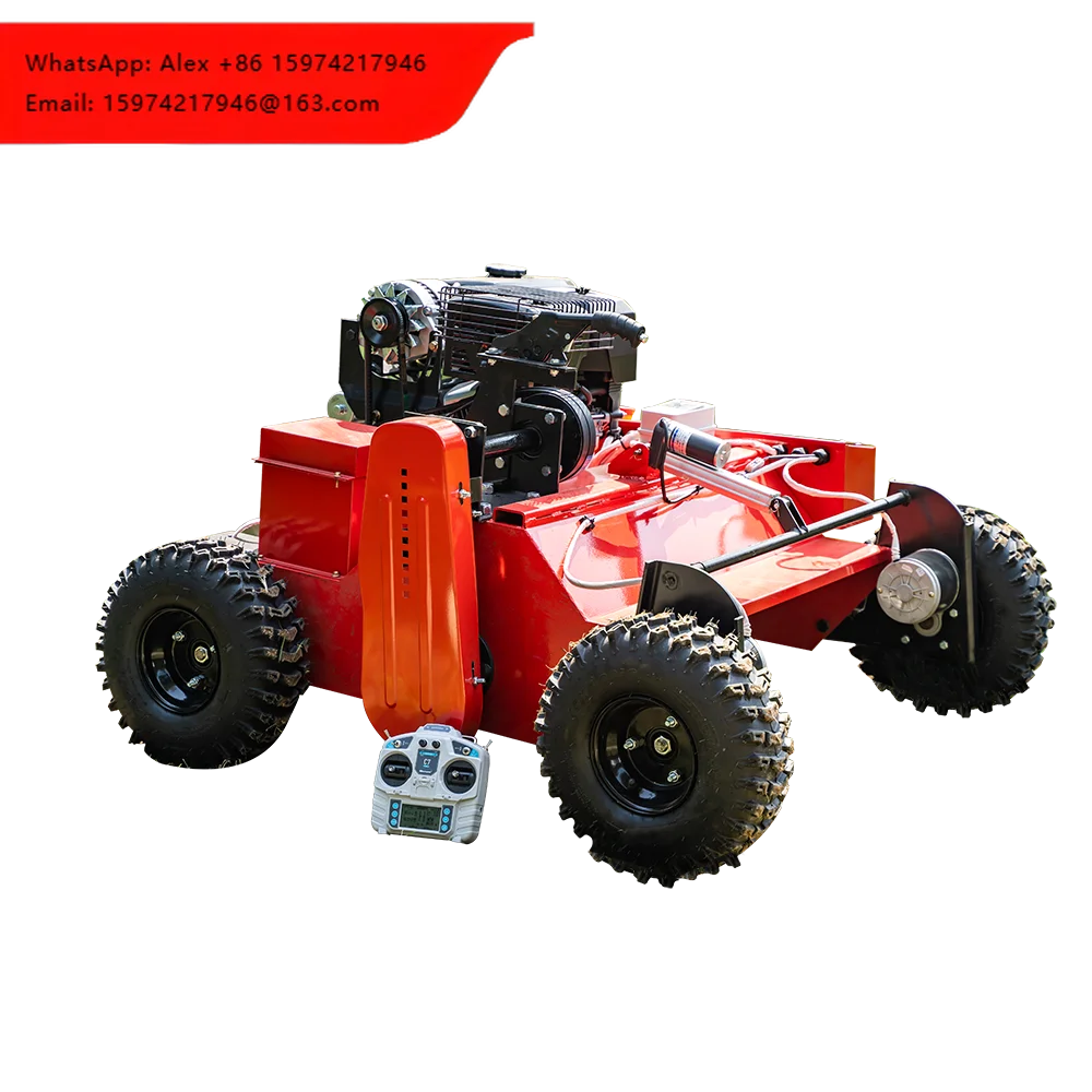 Smart Remote Control Mower For Slopes Rc Lawn Mower Zero Turn Flail Lawn Mower For Sale