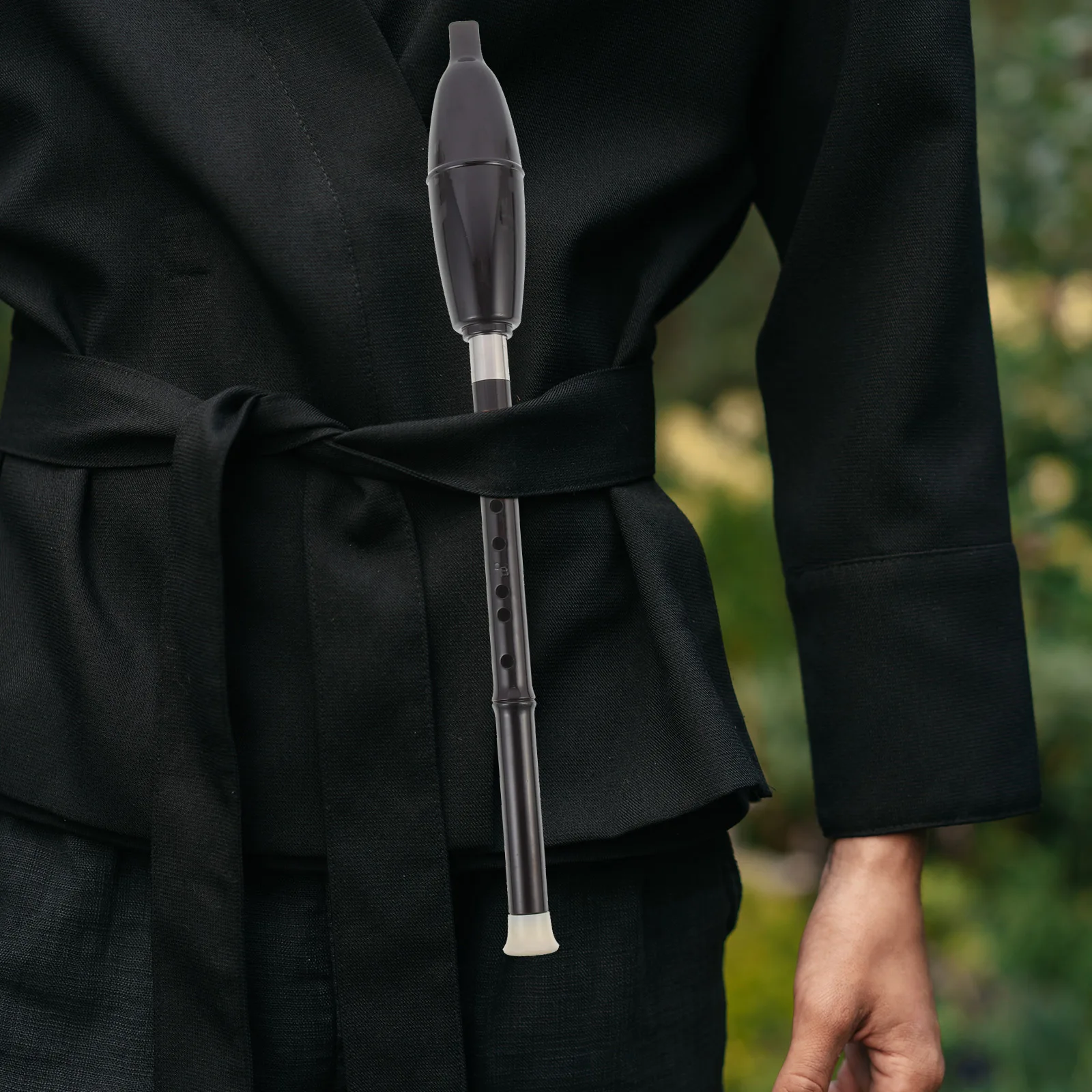 

Resin Bawu Beginner Instrument Lightweight Portable Vertical Blow Wind Traditional Storage Bag Flute Sleeve Chinese Musical