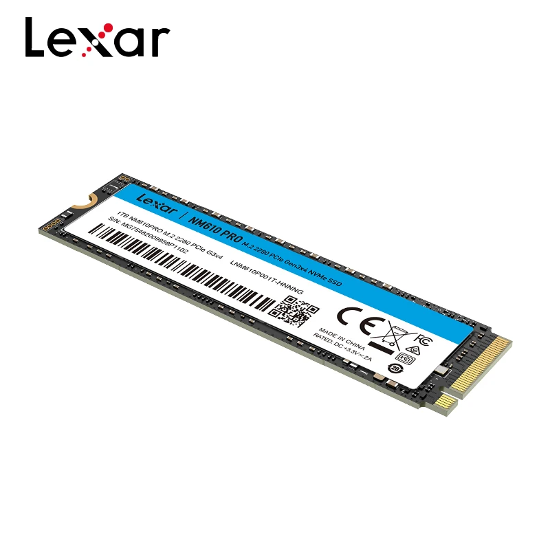 Lexar NM610 Pro M.2 SSD 2TB 1TB 500GB NVMe M.2 2280 PCIe Gen 3x4