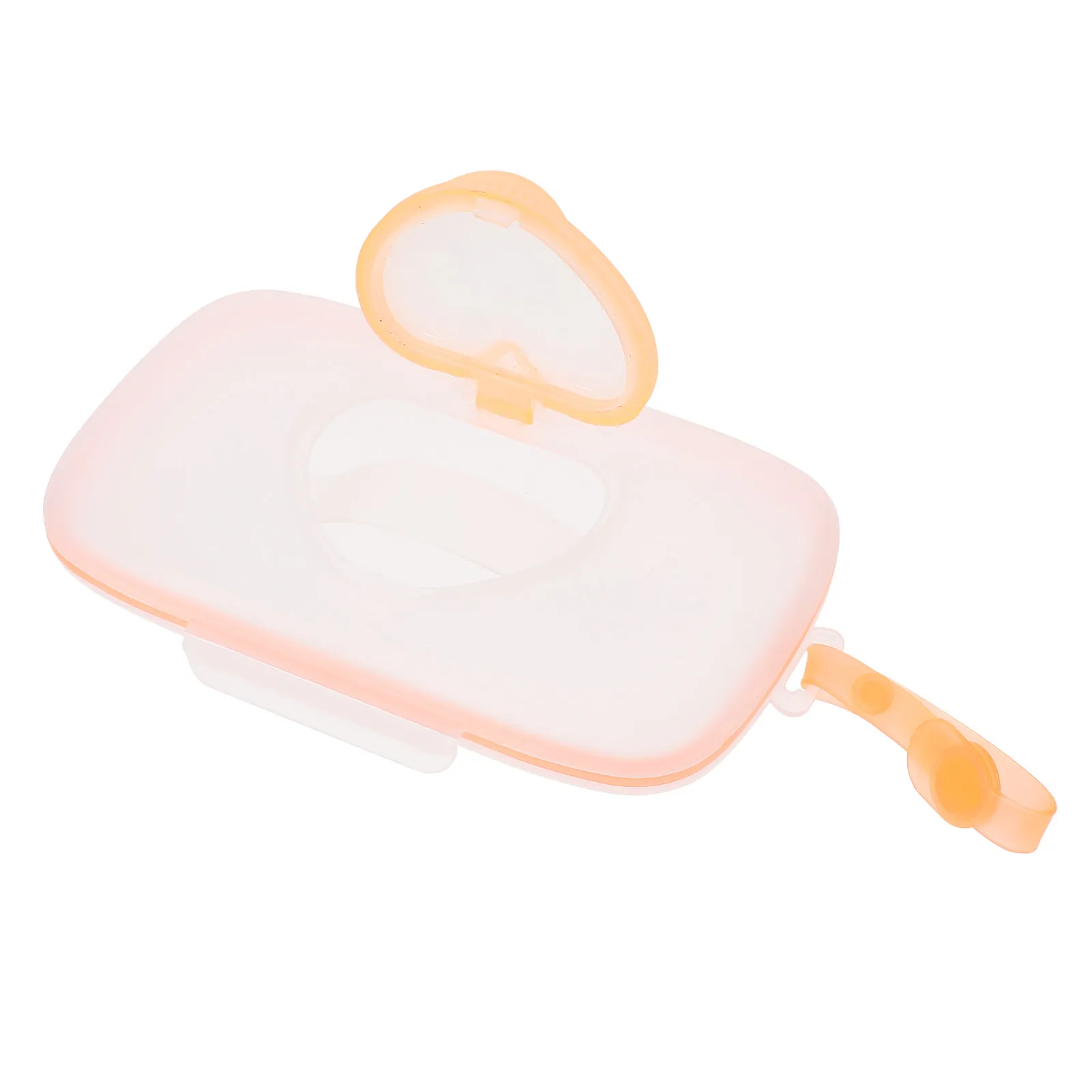 1Pcs Slim Wet Tissue Box Portable Outdoor Baby Wipes Case Reusable PP Material Hanging Wipes Holder for Diaper Bag Shopping Bag