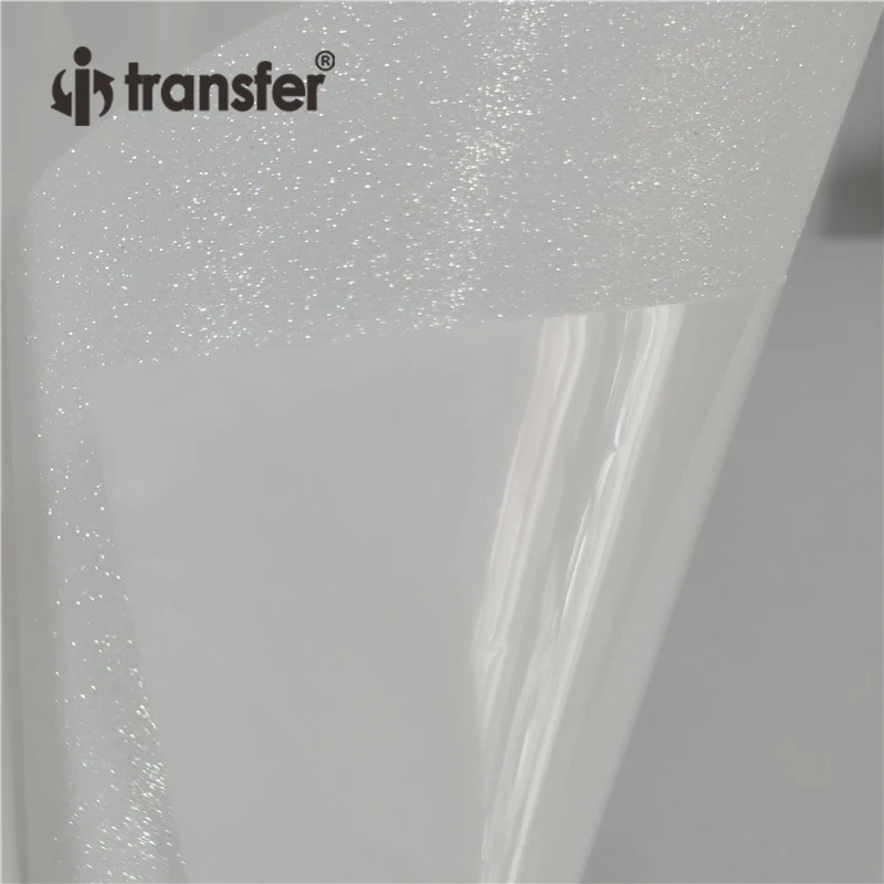 Glitter DTF Transfer Film 60cmx100m Roll Size Shining Printing Film For DTF PET Film Printer