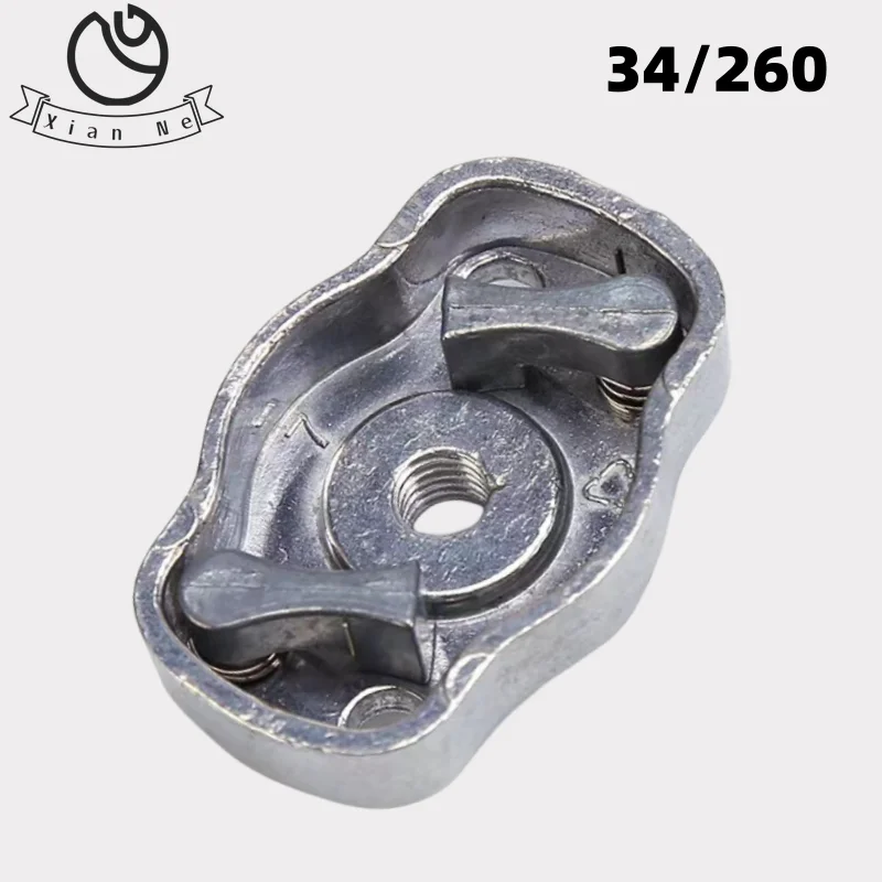 2pcs Easy Starter Aluminum Pawl Plate For Grass Trimmer 1E34F 260 Pulley Starter  Reapir Parts