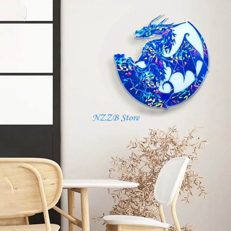 

T21F Delicate Silicone Wall Decors Molds Casting Moulds Dragon Shaped DIY Craft Molds Suitable for Unique Wall Decorations