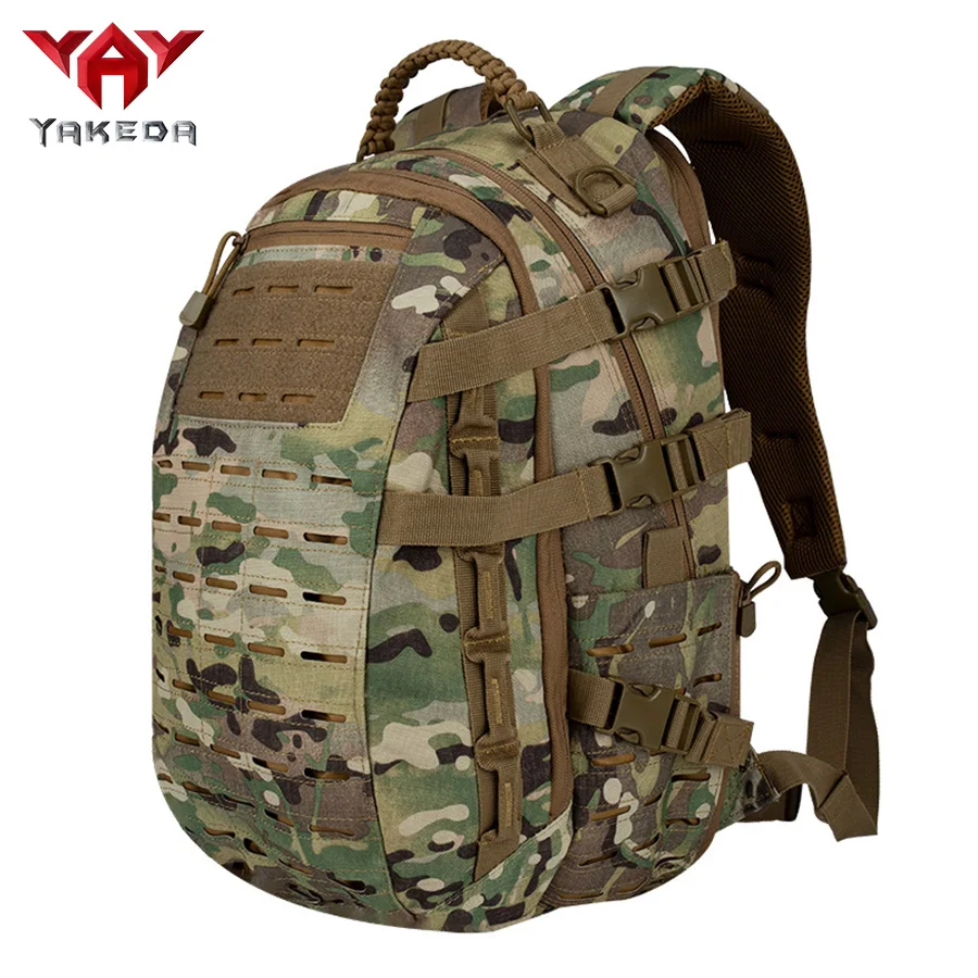 YAKEDA tactical backpack hiking outdoor bag camouflage backpack dragon egg bag student commuting computer backpack