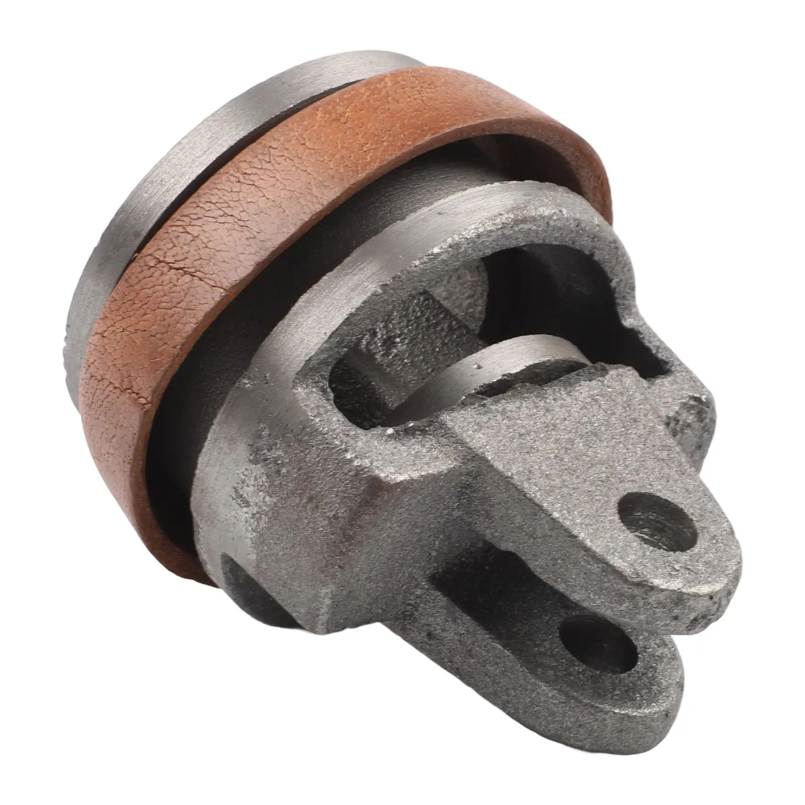 Replacement Piston with Leather Seal for 75 Type Garden Hand Pump Crafted from Cast Iron for Extended Service Life