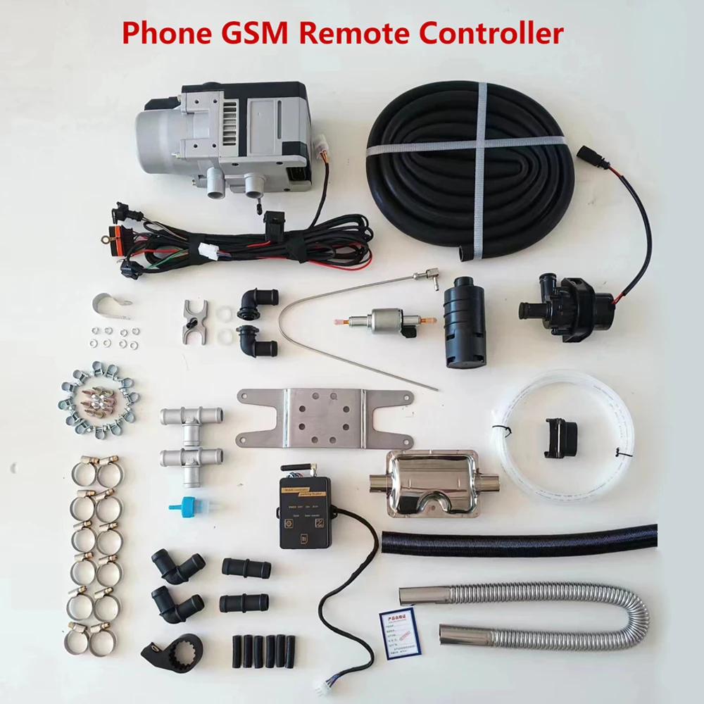 12v 5kw Phone GSM Controller RV Car Hydronic Boat Caravan Motorhome Coolant Diesel/Gasoline Water Heater