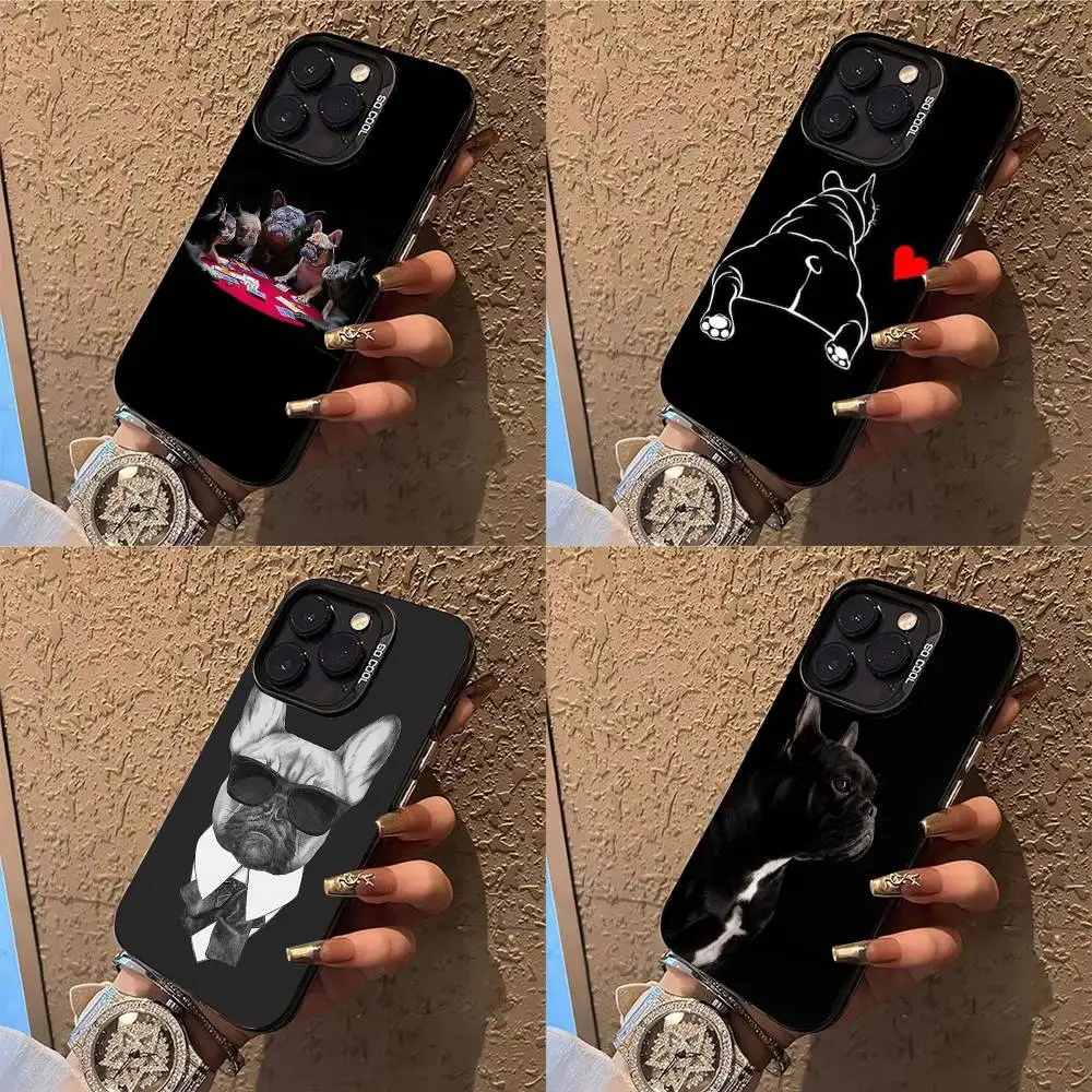 

French Bulldog Phone Case Phone Case For iPhone 14 16 15 11 12 13 Pro Max Mini Plus Shockproof Cover