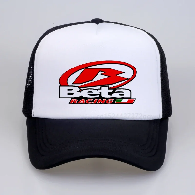 BETA RACING-gorra de béisbol de MOTOCROSS para hombre y mujer, gorro de malla transpirable, ajustable, para exteriores