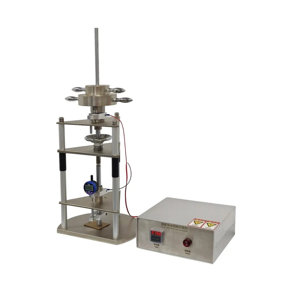 Floor Residual Indentation Tester ISO24343 EN433 ASTM F1914 Laminate Floor Covering Testing Machine