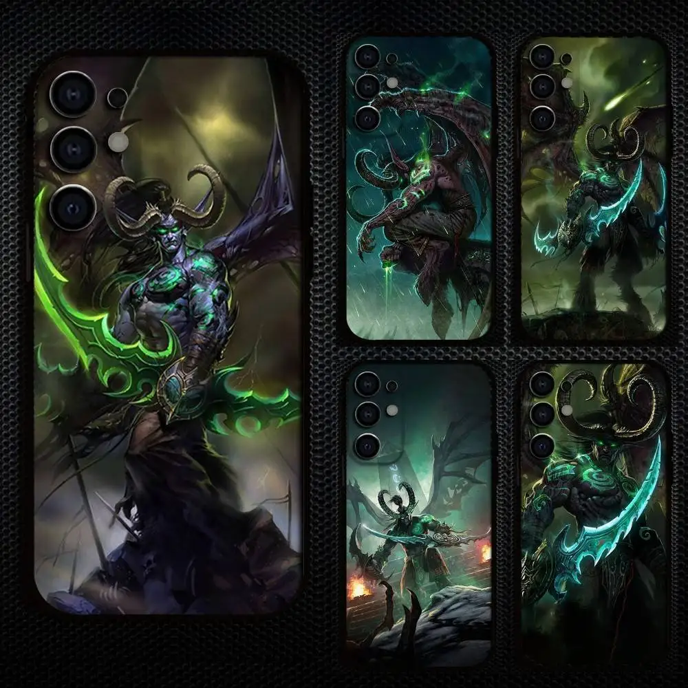 

Game WOW-Illidan Phone Case For Samsung S25,S24,S21,S22,S23,S30,Ultra,S20,Plus,Fe,Lite,Note,10,9,5G Black Cover