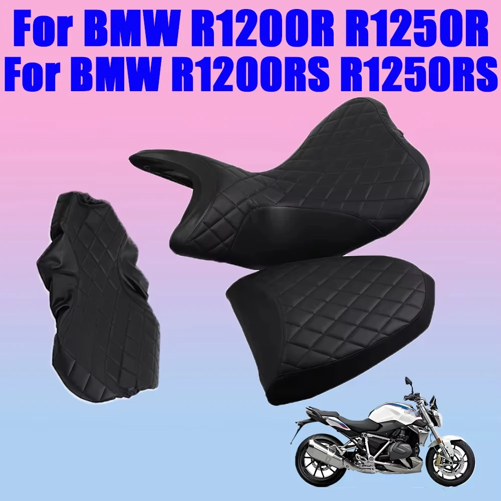 

PU Leather Sponge Seat Cushion Cover Protector Accessories For BMW R1200R R1250R R1200RS R1250RS R1250 R1200 R 1200 1250 R 1200R