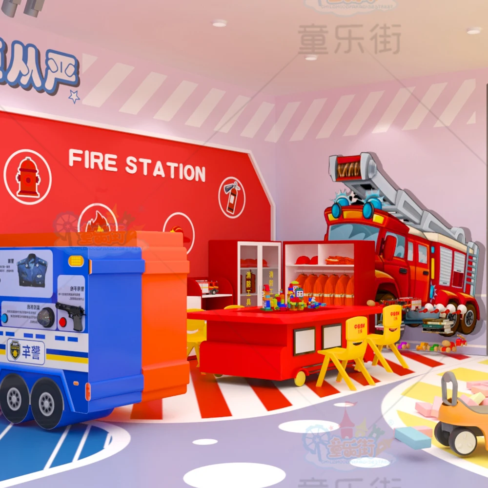 

Коммерческое детское развлекательное оборудование, интегрированная игровая площадка для небольшого города