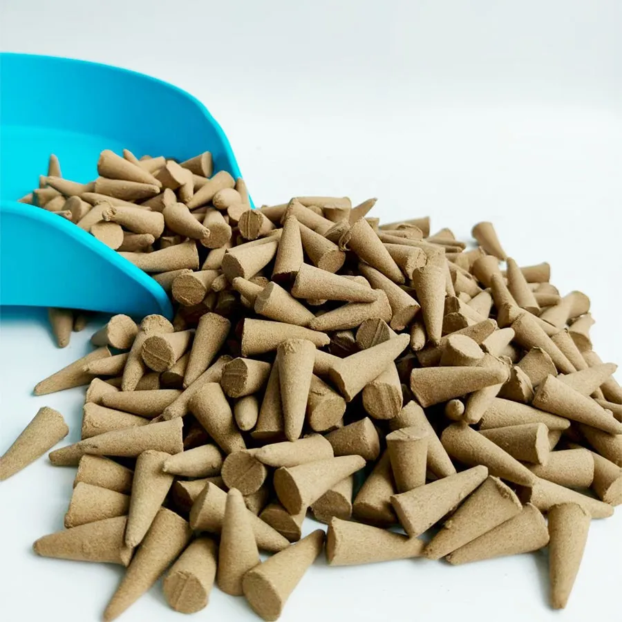 61/150/350/600pcs Mugwort Incense Cones - Long-Lasting Burning, Suitable for Meditation, Romantic Decoration, Holiday Gifts