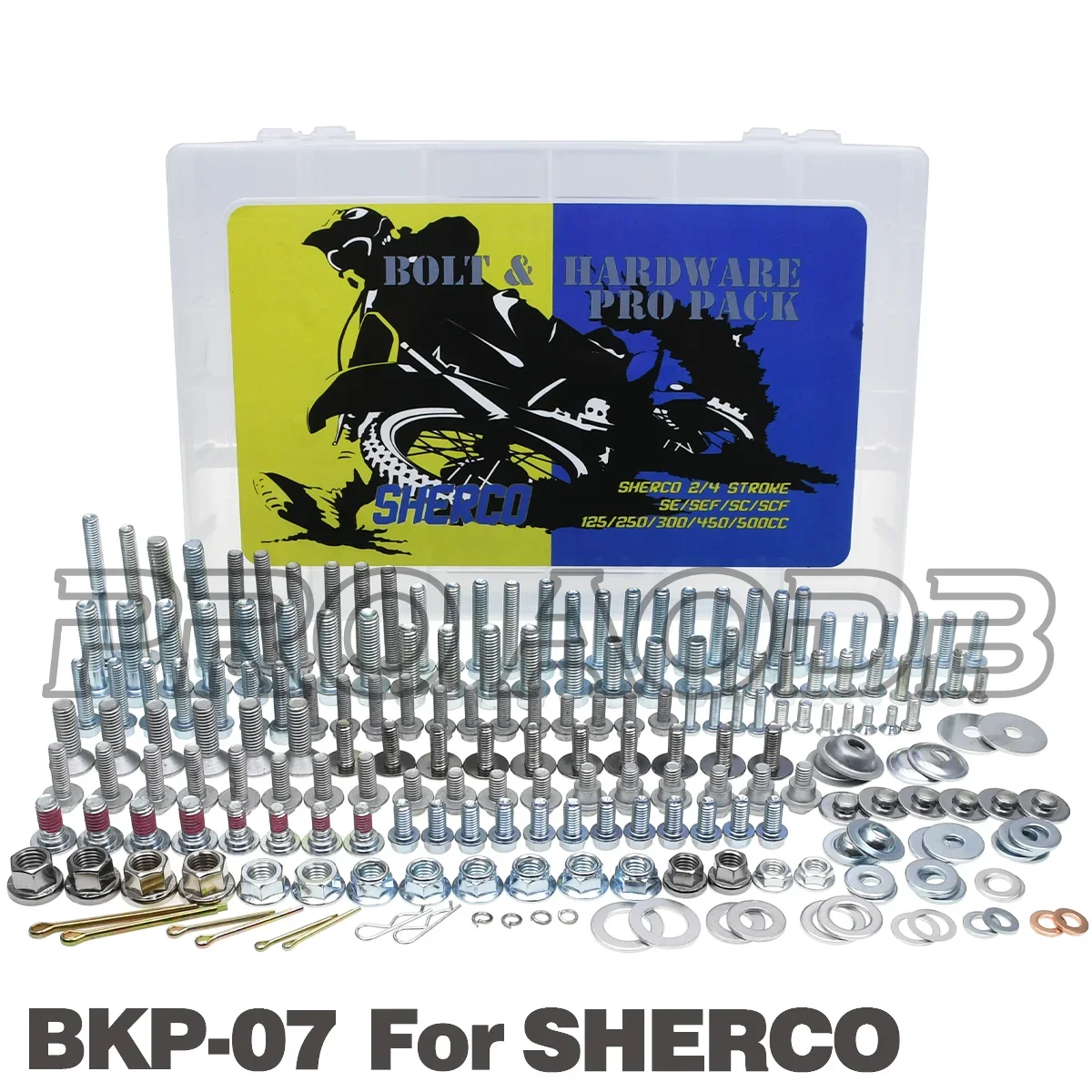 Parafuso de motocross, kit completo de fixação de plástico para yamaha yz wr 65 85 125 250 e ktmxcf sxf exc sx xc excf dirt bike