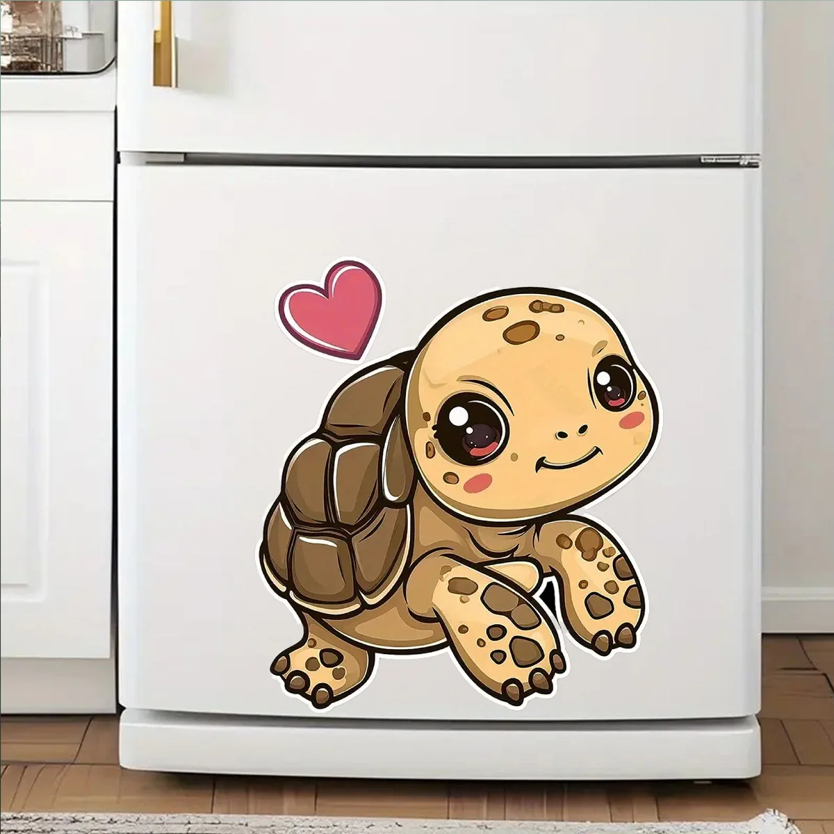 

Kawaii Desert Tortoise Sticker, Waterproof Vinyl Material, Ideal for Toilet, Home , Refrigerator, Car, Window, Wall Decor, Room